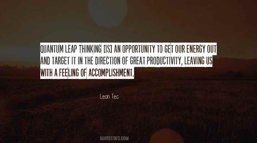 Quotes About Quantum Leap #1512219