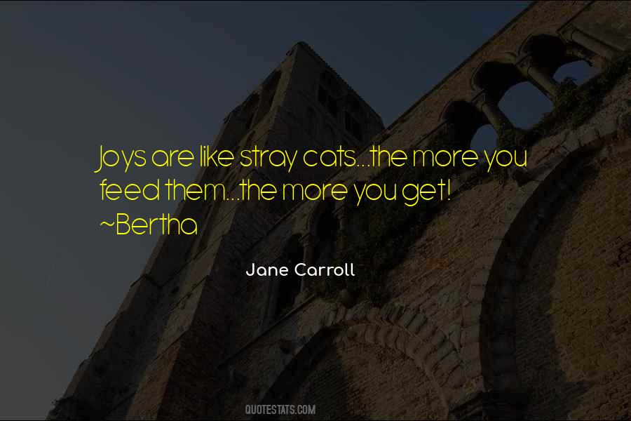 Quotes About Stray Cats #1772455