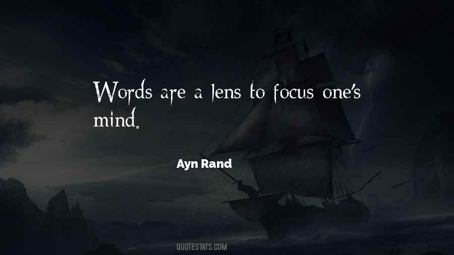 Quotes About Lens #986229