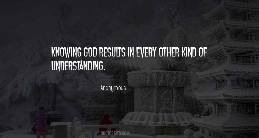 Quotes About Knowing God #1600134