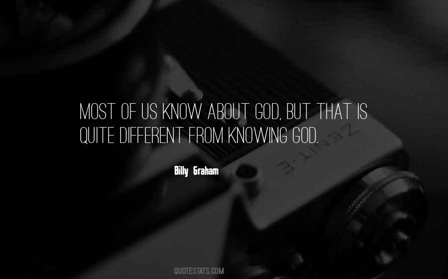 Quotes About Knowing God #935636