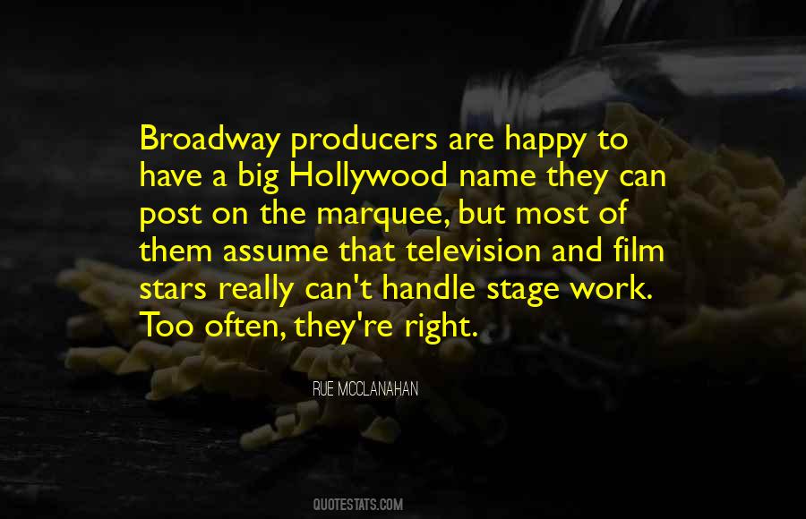 Quotes About Film Producers #1588116