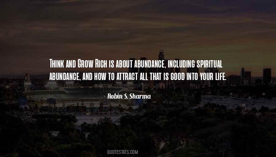 Abundance Life Quotes #139579