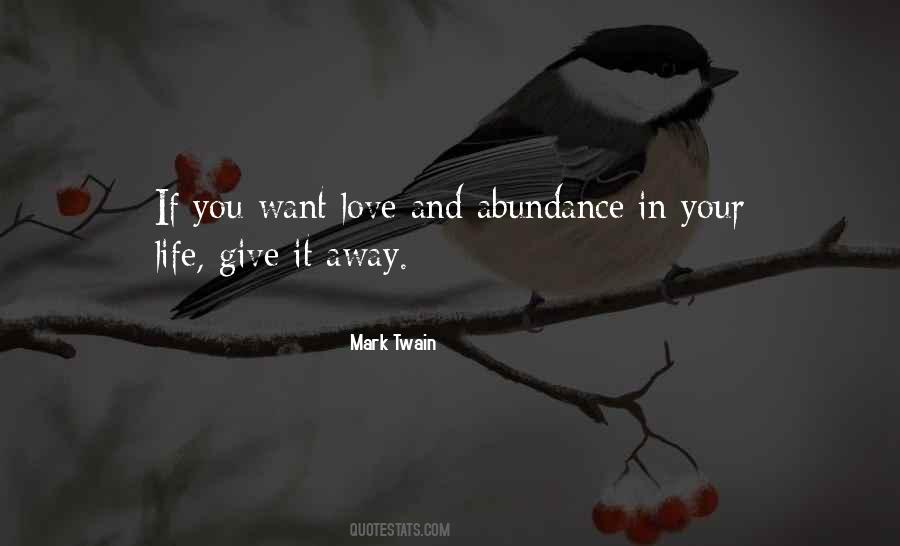 Abundance Life Quotes #204033