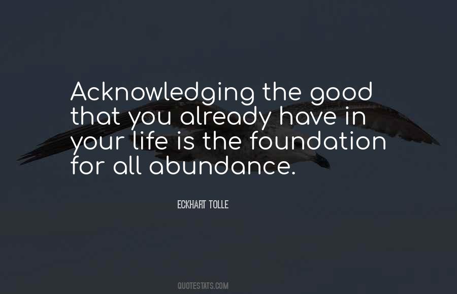Abundance Life Quotes #35045