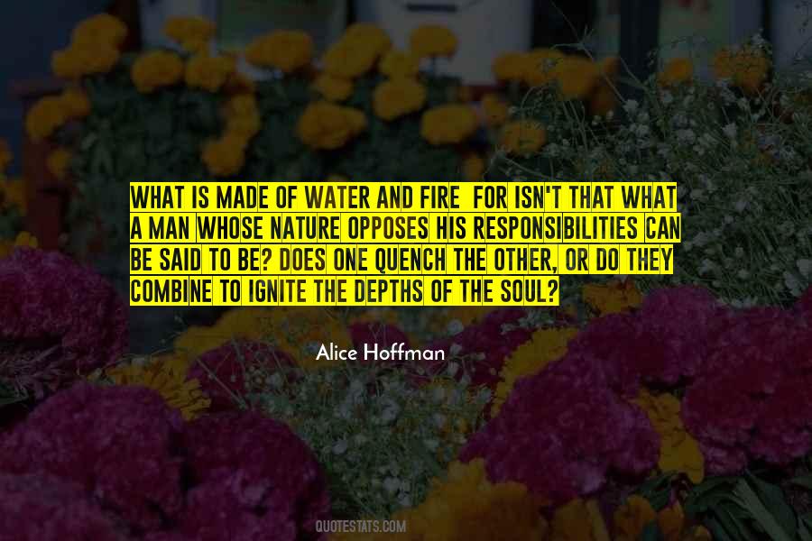 Quotes About Water And Fire #186768