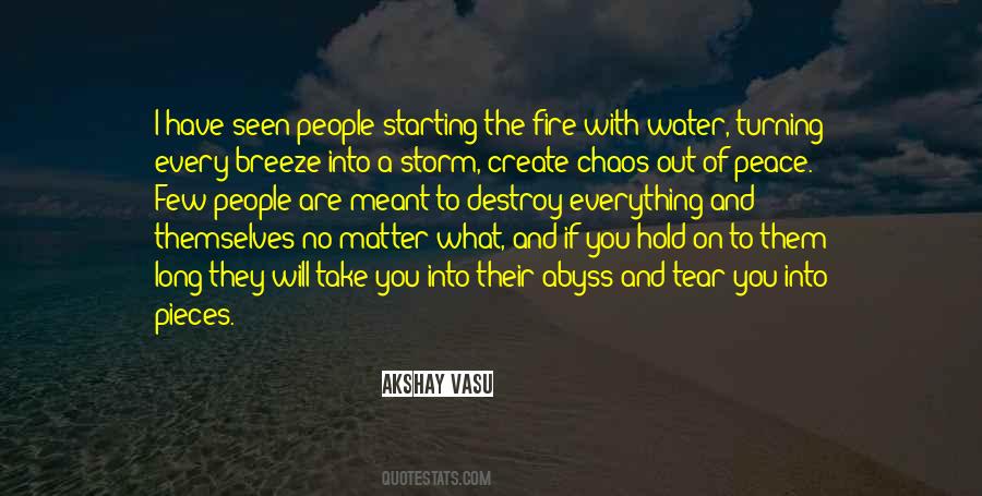 Quotes About Water And Fire #769308