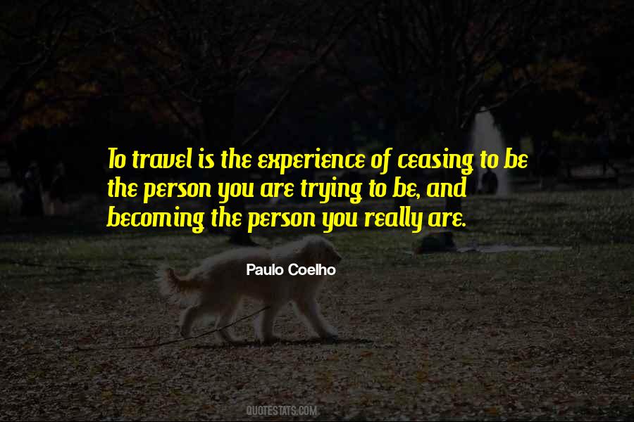 Travel Experience Quotes #1065374