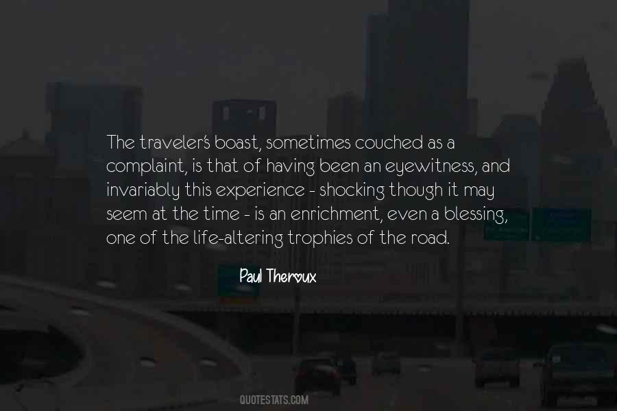 Travel Experience Quotes #1395105