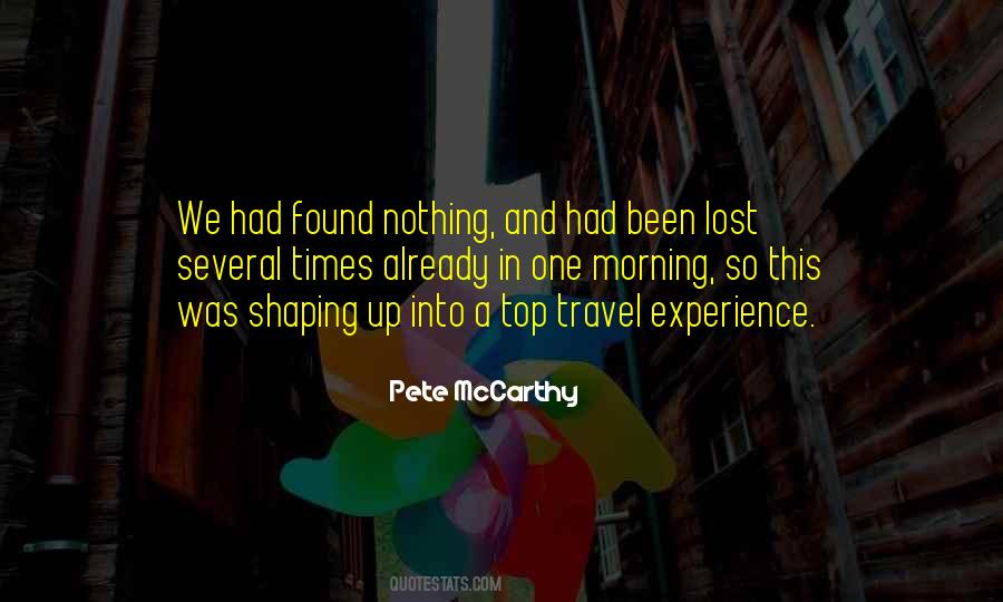 Travel Experience Quotes #1458698