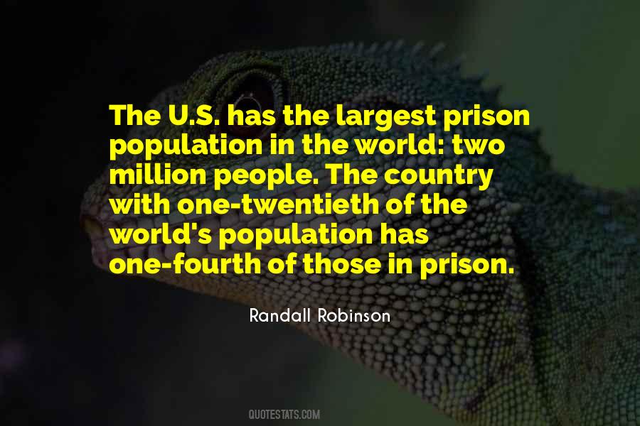 Prison Population Quotes #1019050