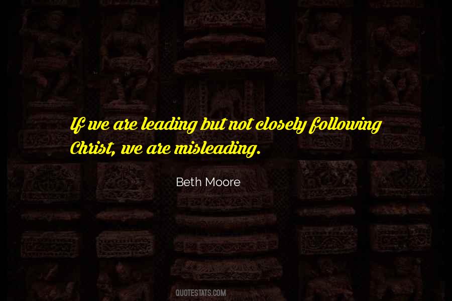 Quotes About Misleading #21134