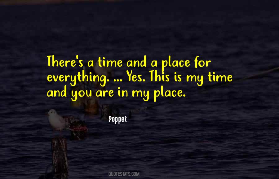 Quotes About Poppet #496192