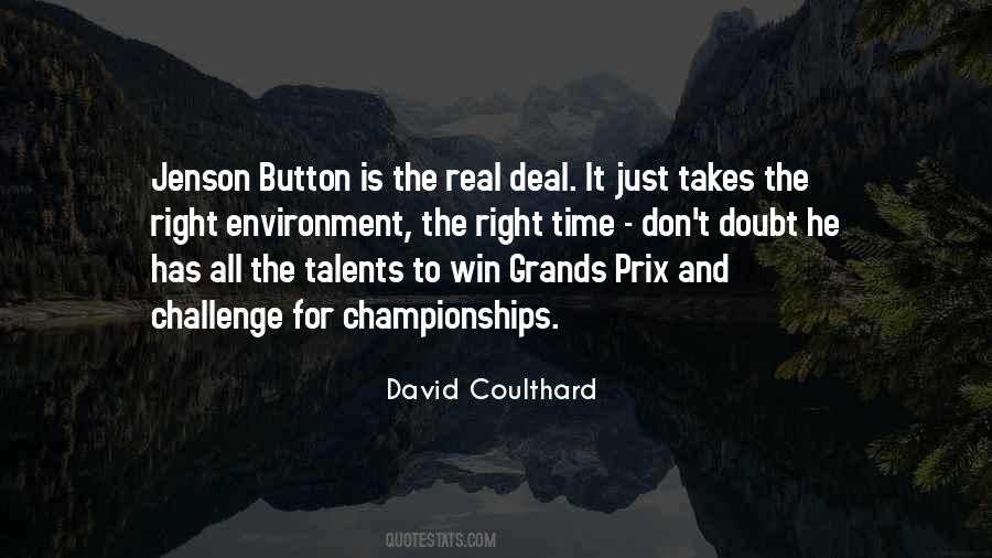 Quotes About Winning Championships #1255427