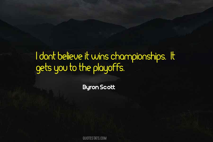 Quotes About Winning Championships #169520