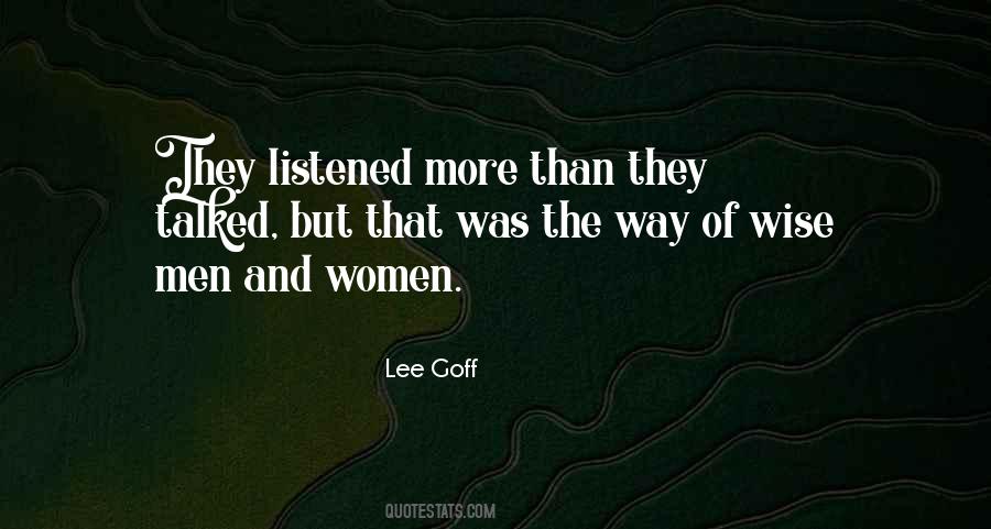 Women Wise Men Quotes #357388