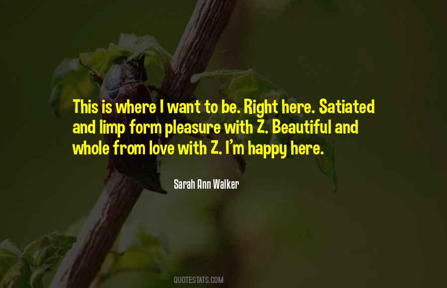 Where I Want To Be Quotes #893514