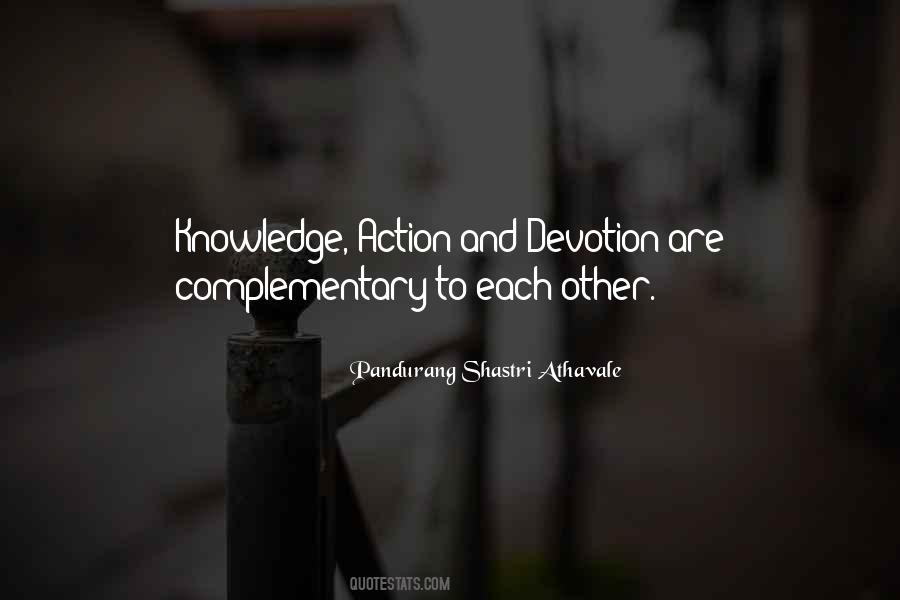 Quotes About Knowledge And Action #1526730