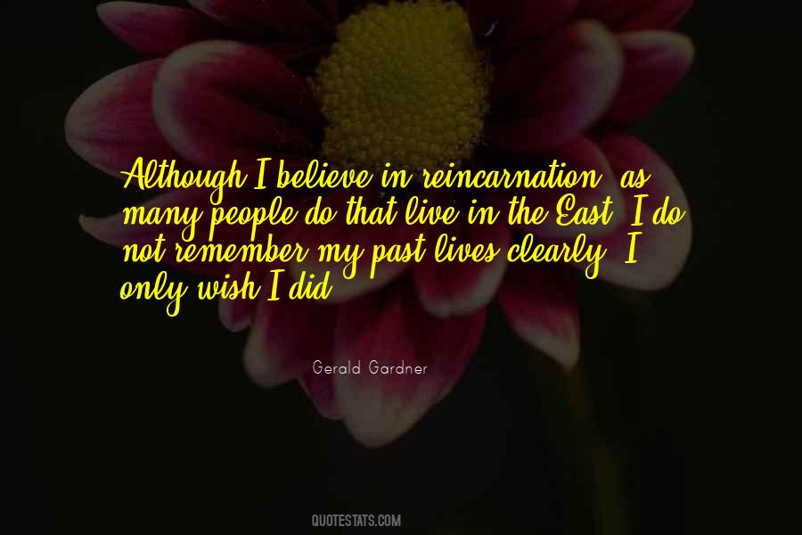 Quotes About Past Lives Reincarnation #621664