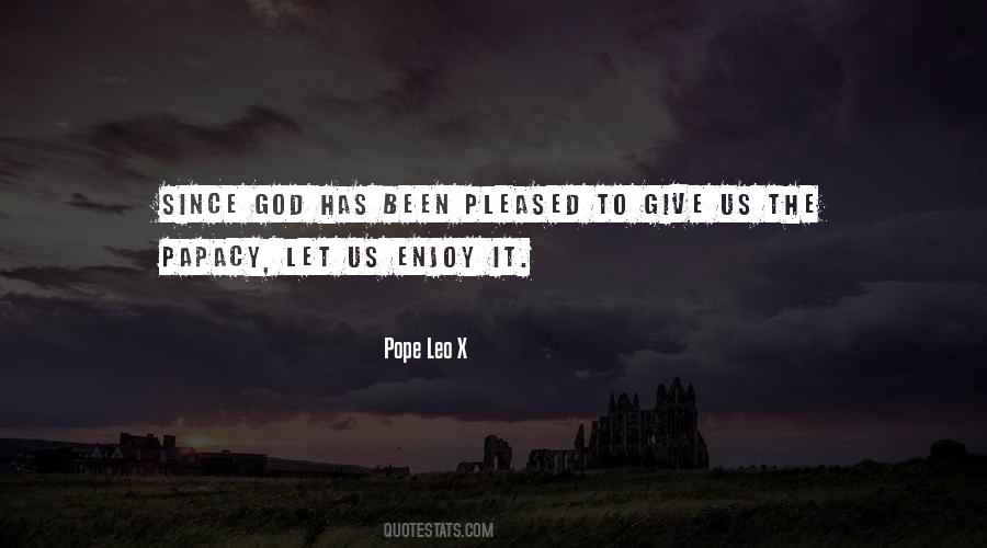 Quotes About Pope Leo X #455153