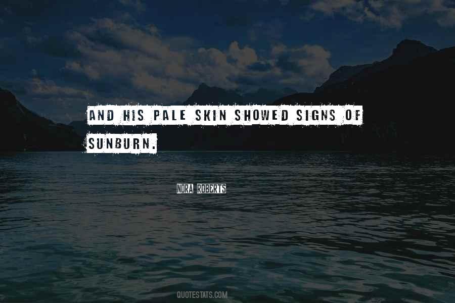 Quotes About Sunburn #361538