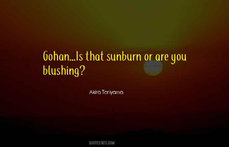 Quotes About Sunburn #809271