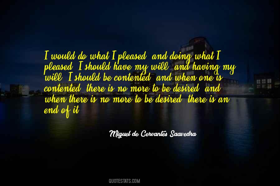 Quotes About Self Contented #126929