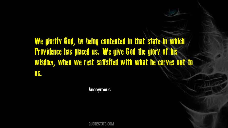 Quotes About Self Contented #241523