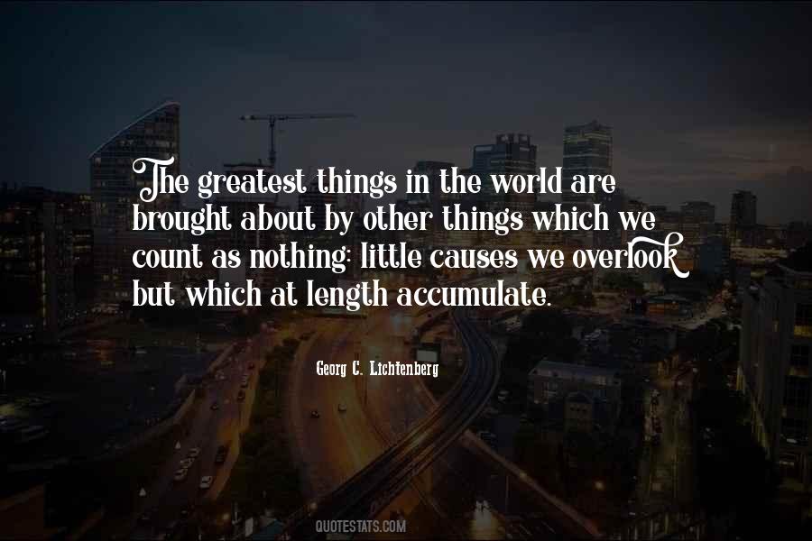 Quotes About It's The Little Things That Count #1065297