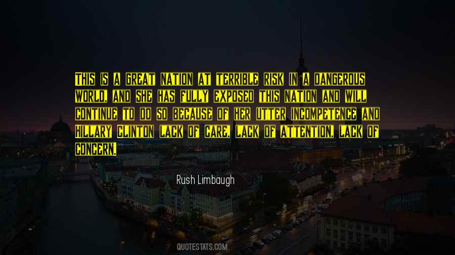 Quotes About Dangerous World #797339