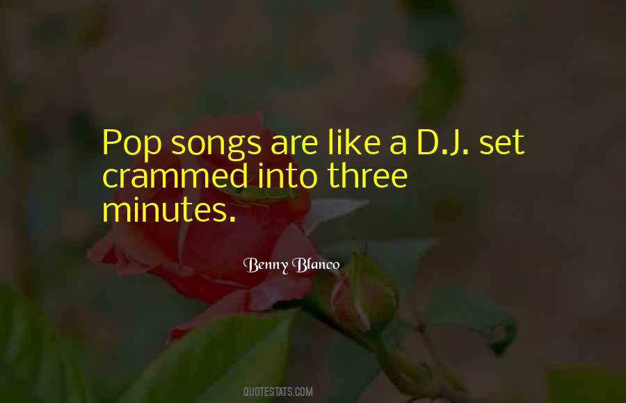 Quotes About Pop Songs #1156498