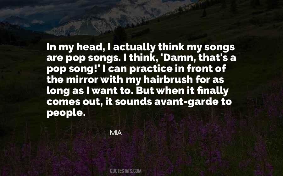 Quotes About Pop Songs #1559877
