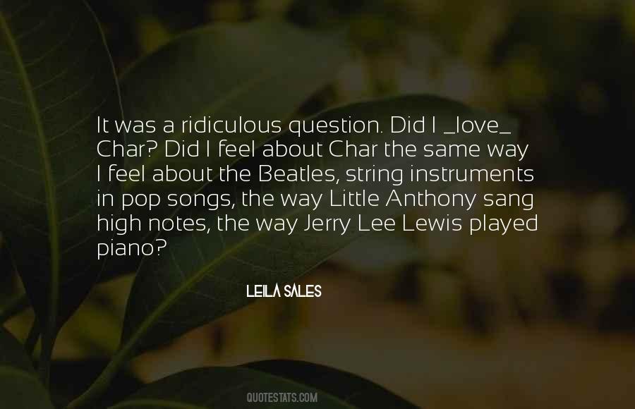 Quotes About Pop Songs #25277