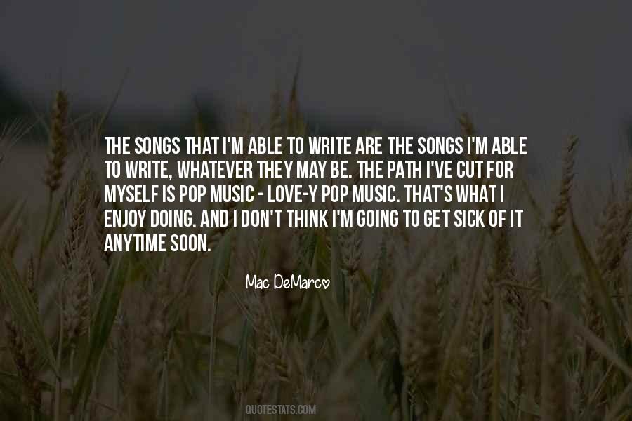 Quotes About Pop Songs #535955
