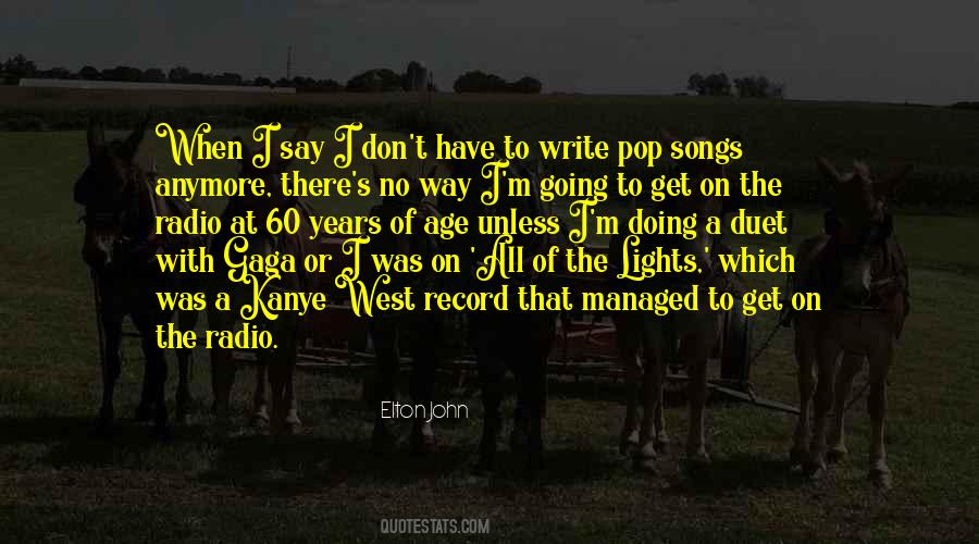 Quotes About Pop Songs #574652