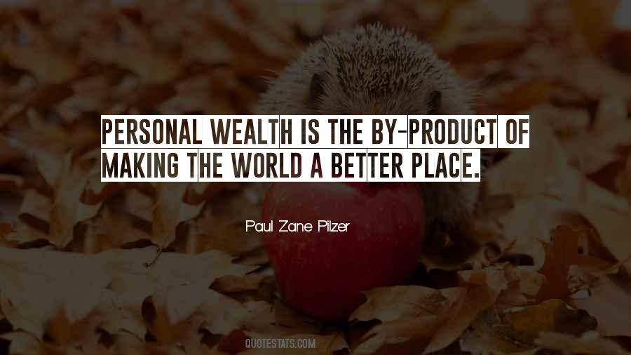Personal Wealth Quotes #844413