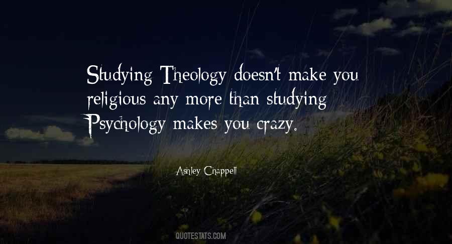 Quotes About Studying Theology #440226