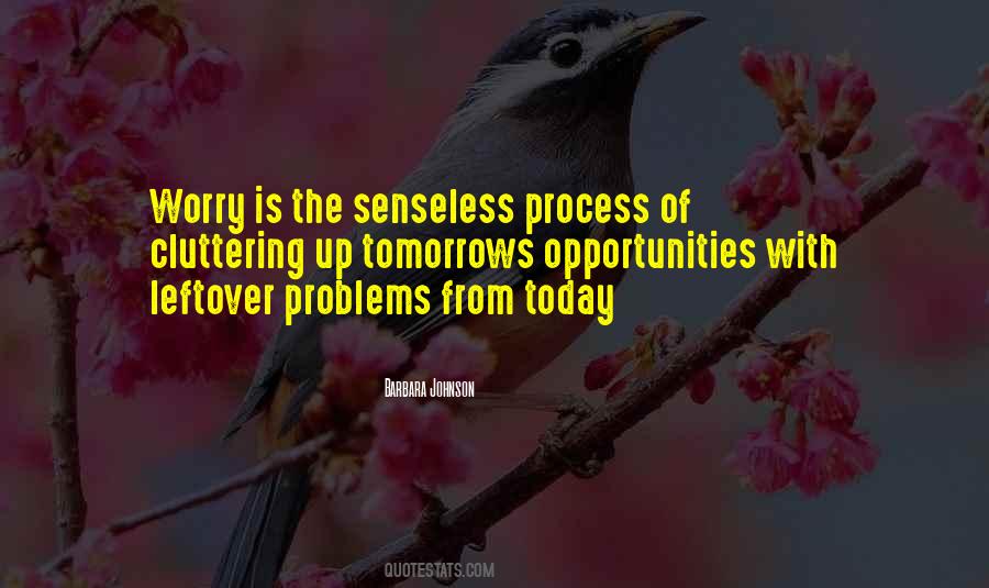 Senseless Worry Quotes #23123