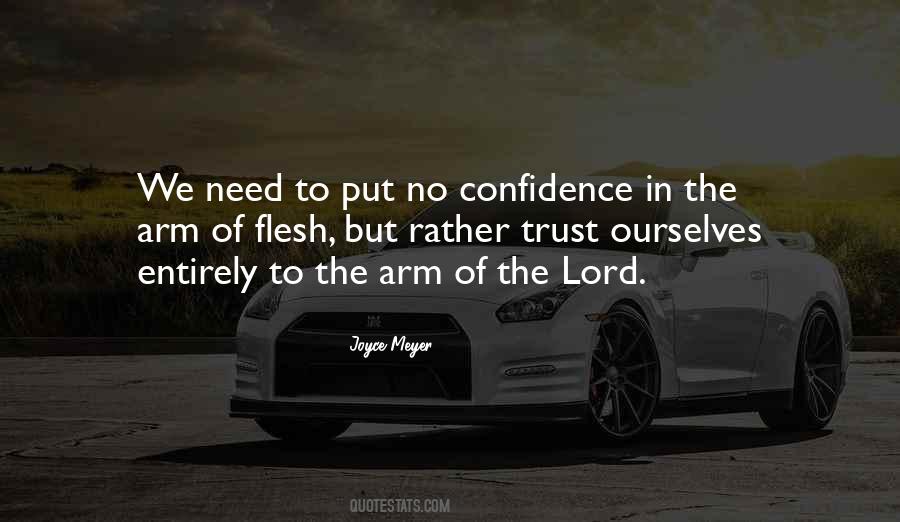 Quotes About Confidence In The Lord #79729