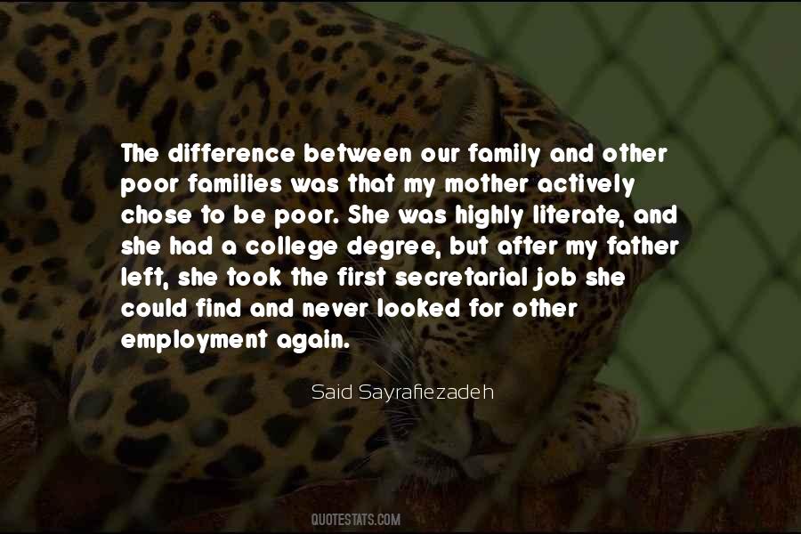 Quotes About Poor Families #1182942