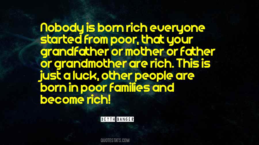 Quotes About Poor Families #1663797