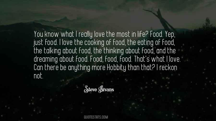 Cooking Of Food Quotes #347161