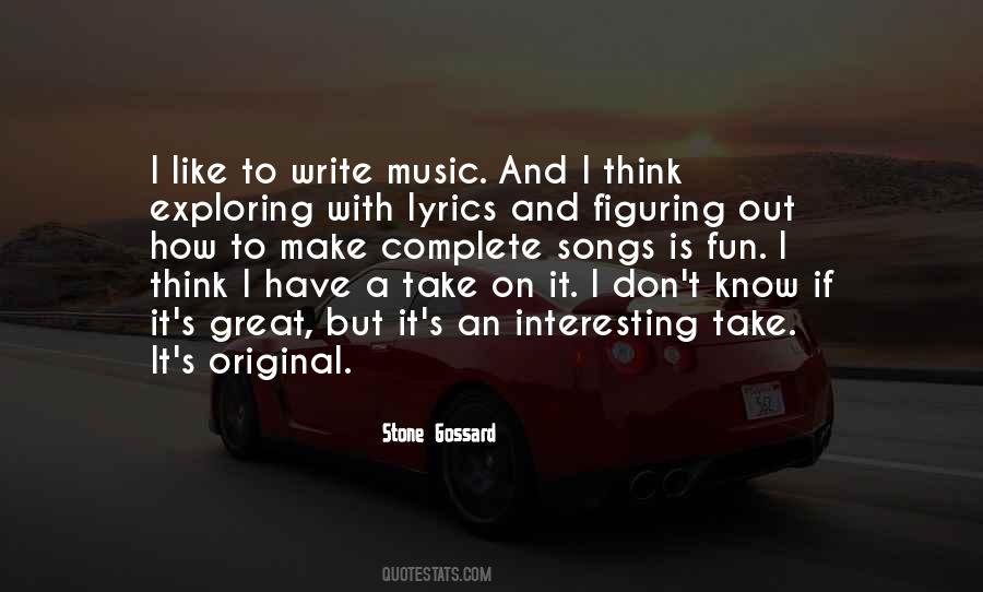 Quotes About Music Without Lyrics #56186
