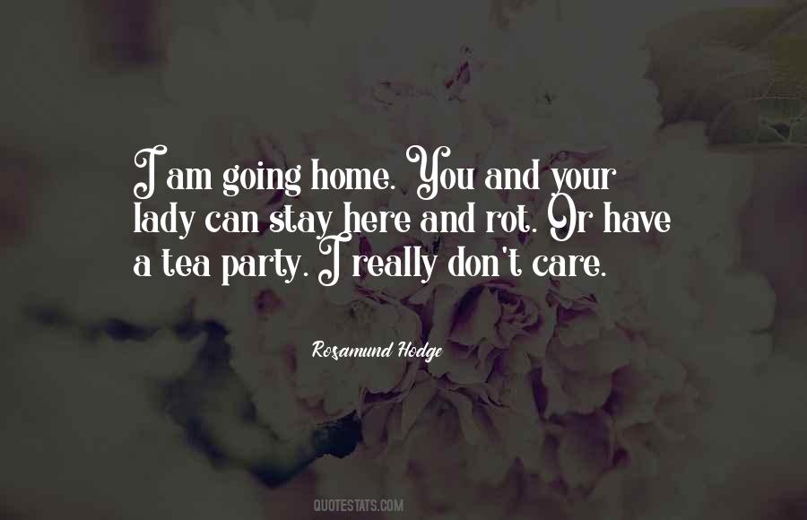 Quotes About Going Home #1665168