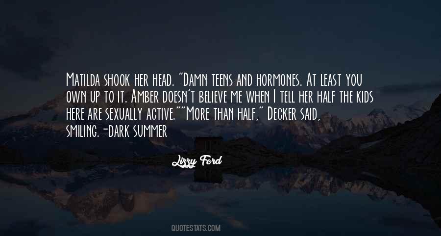 Dark Summer Quotes #922217
