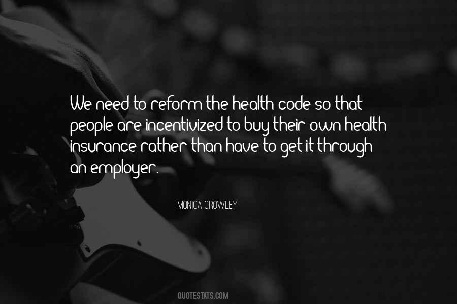 Health Reform Quotes #245839