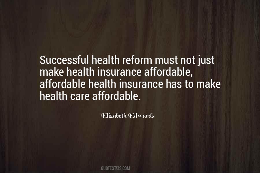 Health Reform Quotes #411345