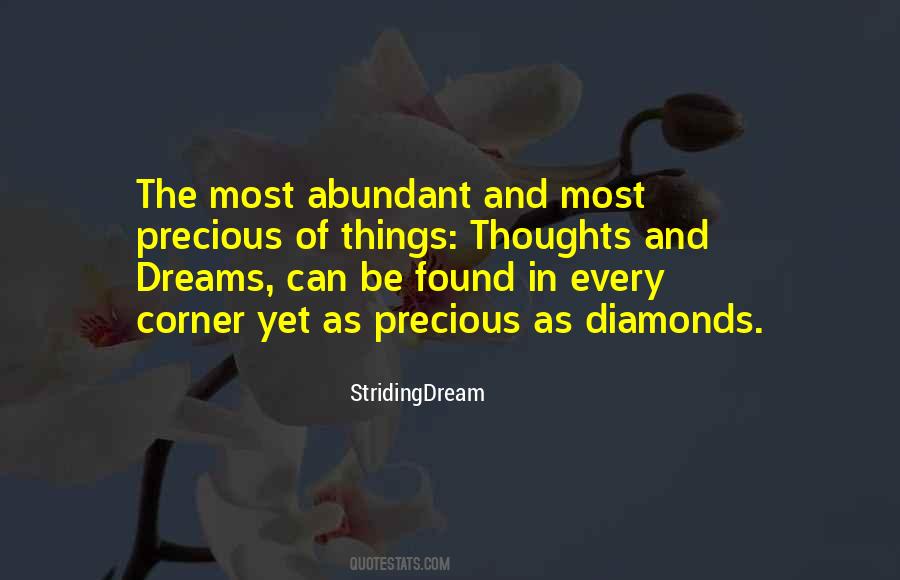 Precious Diamonds Quotes #1191983