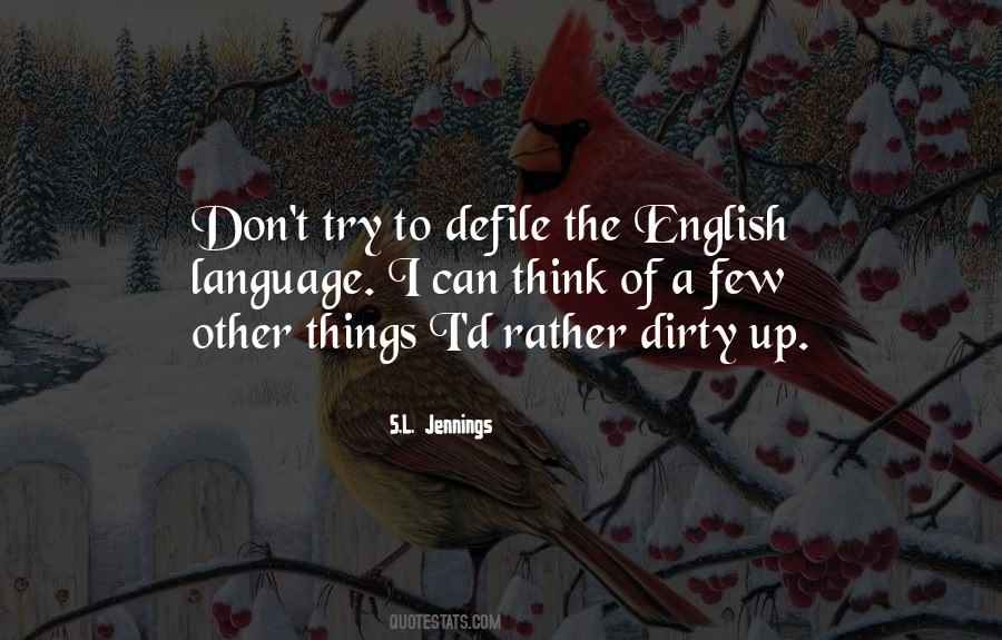 Quotes About English Language #1075364