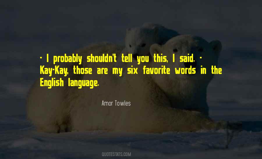 Quotes About English Language #1109847